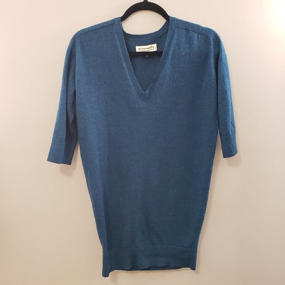 Aritzia Community Merino Wool V Neck Sweater S - Picture 2 of 8